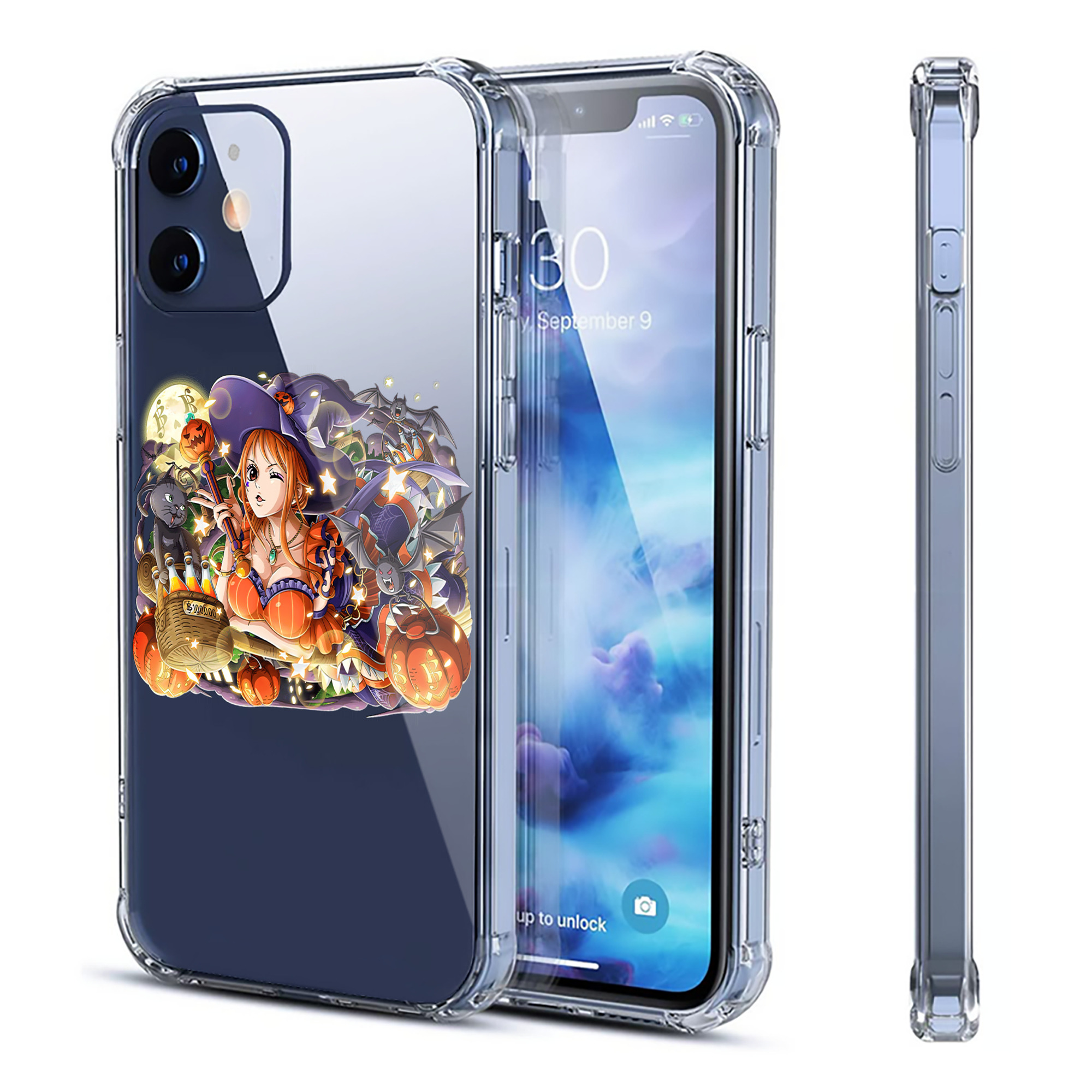 （画像用） ワンピース ナミ ONE PIECE Nami 【iPhone 12シリーズ対応】透明スマホケース（クリアソフトケース）
